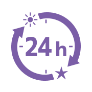24時間のアイコン