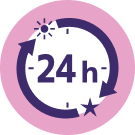 24時間のアイコン
